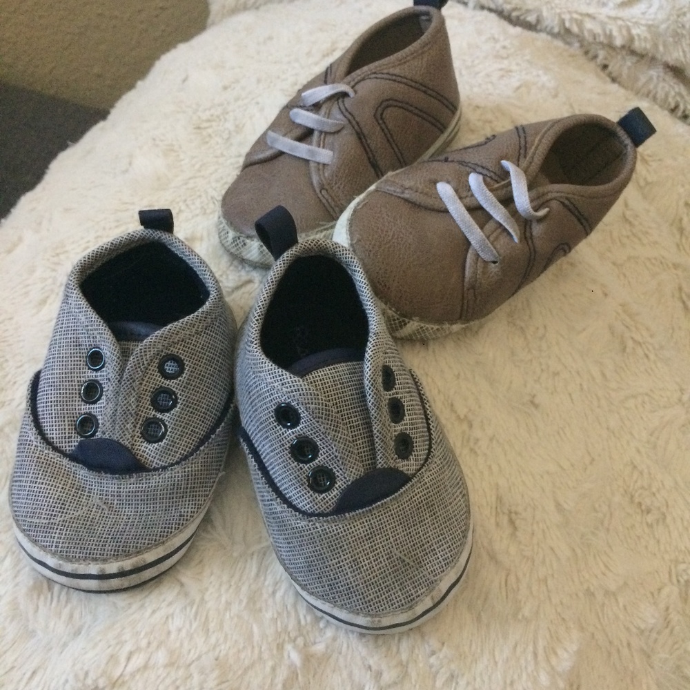 Rising Star Two pairs baby boys' Sneakers 9-12 M